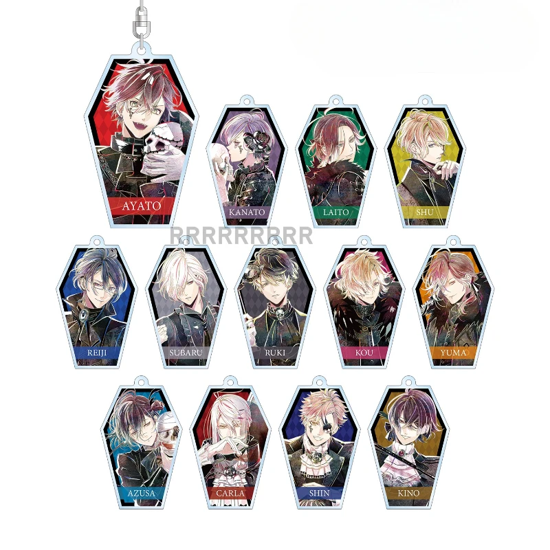 Gioco Komori Yui Sakamaki Ayato Kanato Raito Shu Reiji portachiavi bambola Anime acrilico portachiavi ciondolo borsa per regalo