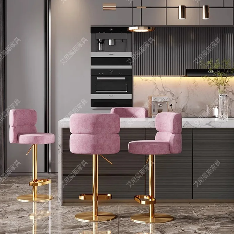 ارتفاع الشمال كراسي بار غرفة المعيشة الغرور مريح مصمم الحديثة كراسي بار تصفيف الشعر الغرور Cadeira أثاث فريد من نوعه