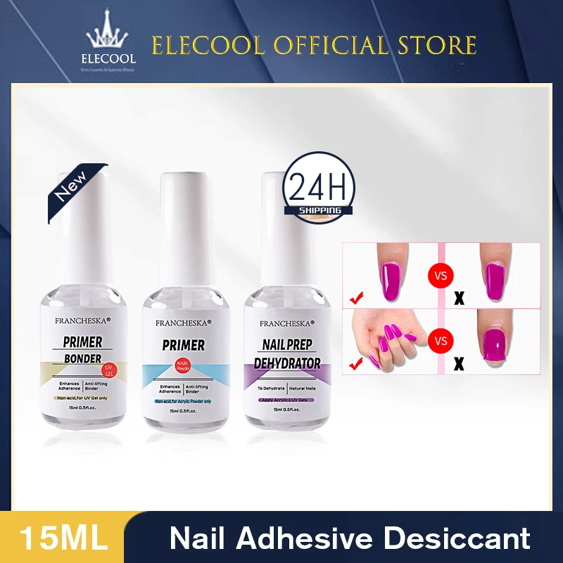 Desiccant Uv-free Innovative Uv Lamp Alternative Manicure Customer Favorite Nail Primer Time-saving Convenient Nail Bonder