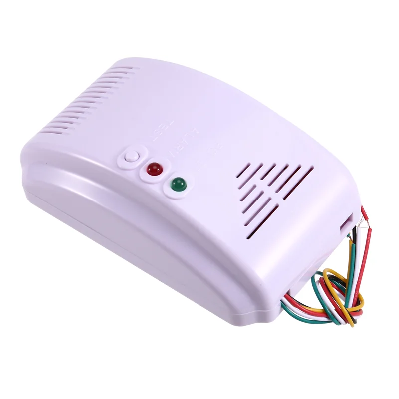 

12V Gas Alarm Sensor Waterproof LPG Propane Butane Leak Detector LED Flash Sound Warning For RV Marine Use Safety