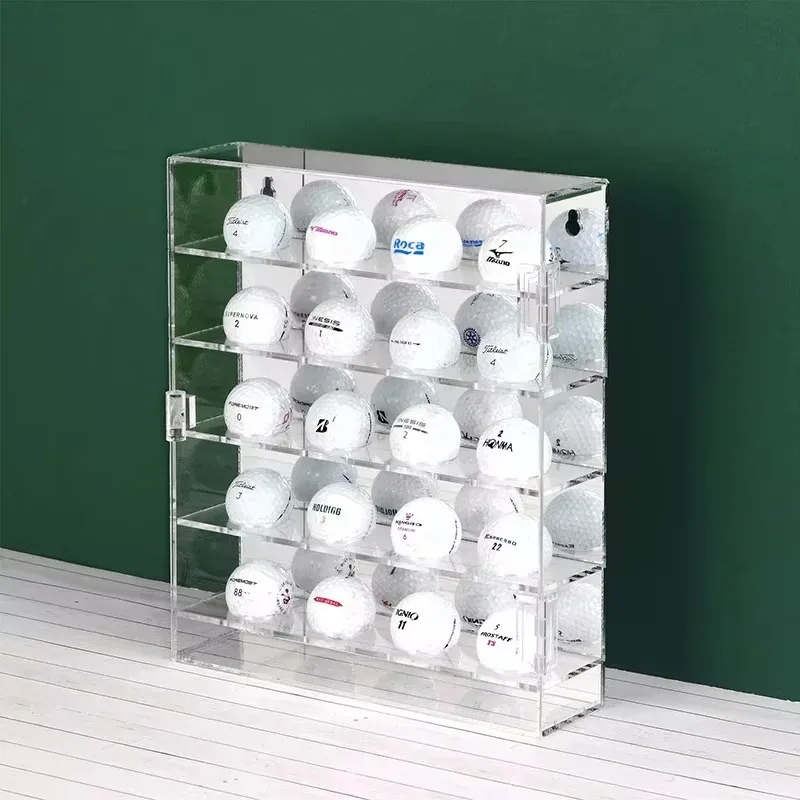 

2025 New Model for 20 and 30 Golf Club Display Cases, Wall Mounted Display Cases, Shelves and Acrylic Golf Club Display Cases
