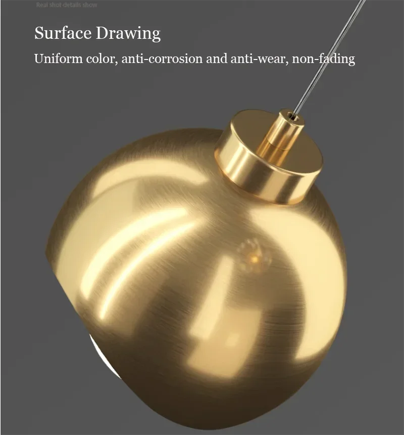 

Nordic Crystal Ball LED Ceiling Chandelier Crystal Pendant Light for Living Dining Room Bar Bedroom Loft Home Decor