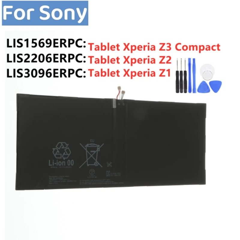 LIS2206ERPC Battery For Sony Xperia Tablet Z2 SGP541CN SGP511 SGP512 SGP521 SGP541 SGP551 + Repair Tools kit