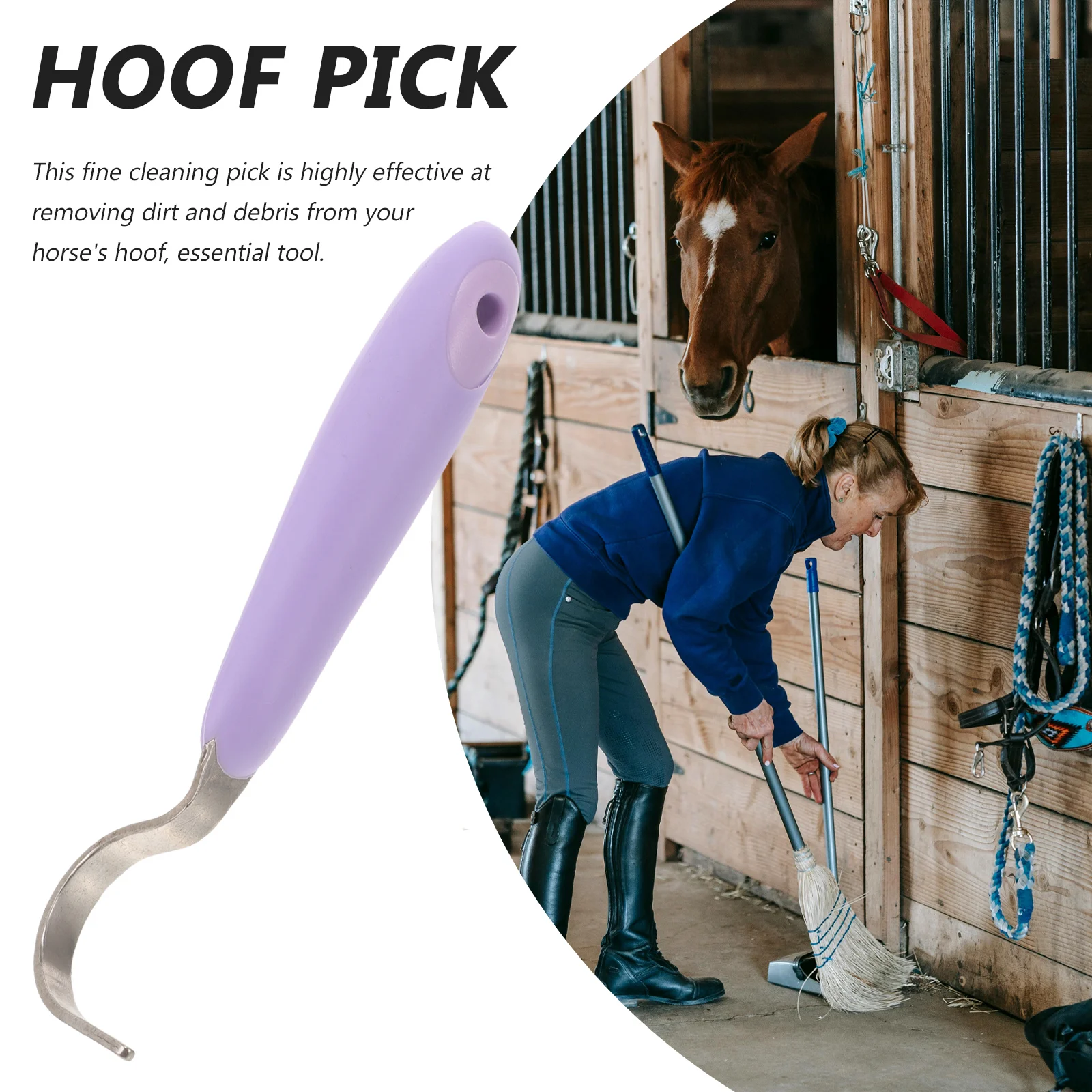 Trimmer Horseshoe Hook Metal Hoof Pick Grooming Care Tool Repairing Baby