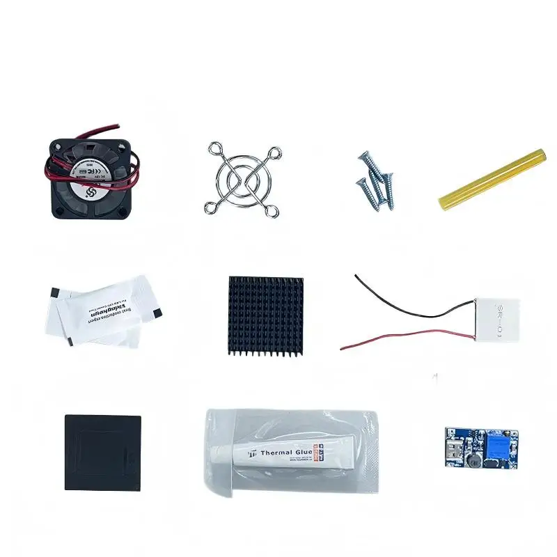 SR‑01 Semiconductor Refrigeration Module 40×40mm, DIY Phone Cooler Radiator Spare Parts for Heat Dissipation Modification