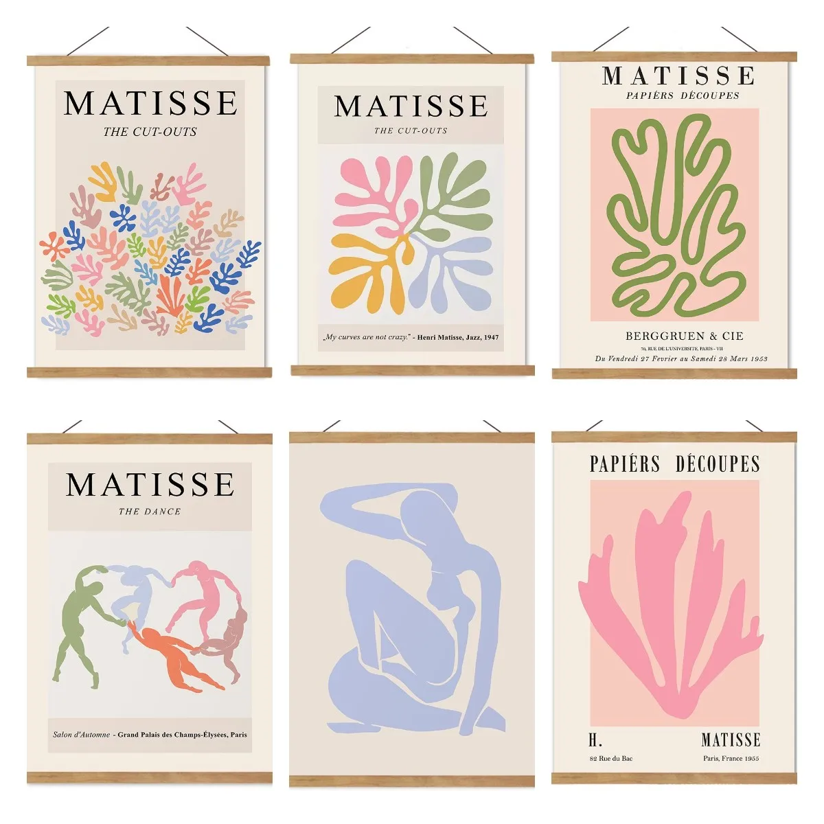 

Абстрактный простой постер Matisse, девушка коралл, красочный лист, холст, настенная живопись, живая комната, Настенный декор, настенные картины, домашний декор