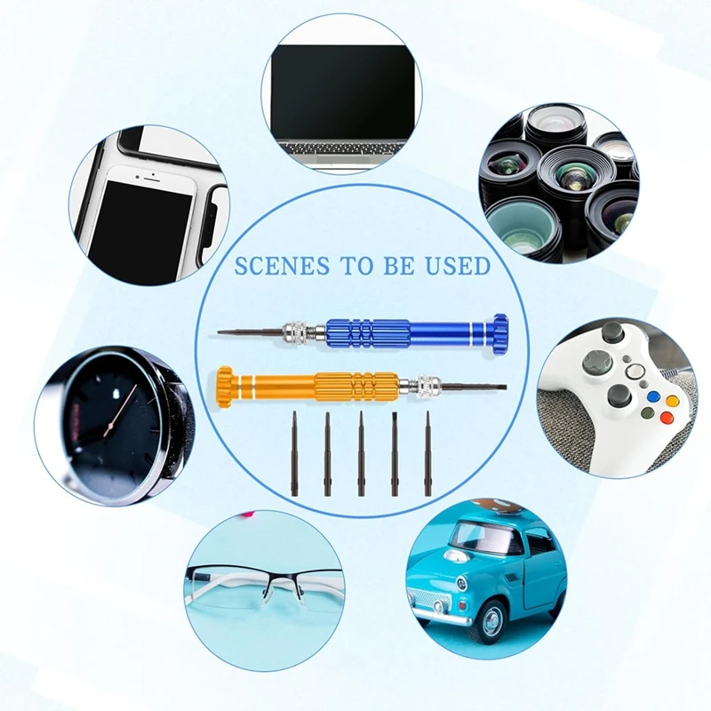 ABBN-5-In-1 Precision Eyeglass Repair Screwdriver Kit Magnetic Watch Screwdriver For Electronics Sunglasses Cellphone Jewelry