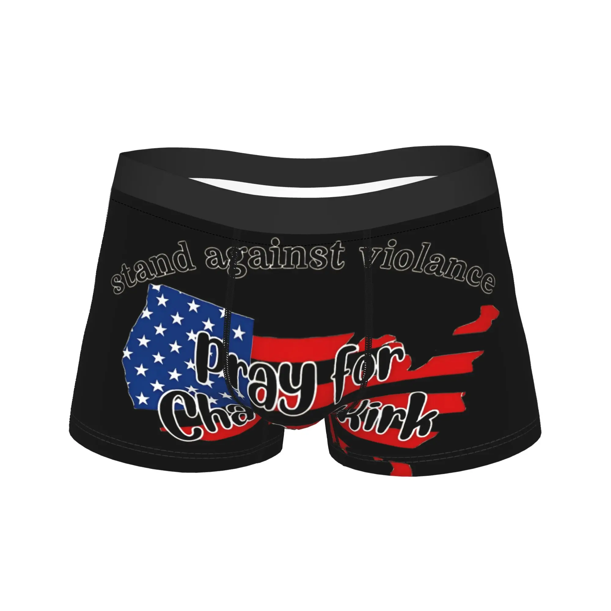 تشارلي كيرك الملابس الداخلية الجدة سراويل تصميم الملاكم موجز للذكور 3D الحقيبة بالإضافة إلى حجم الملاكم السراويل