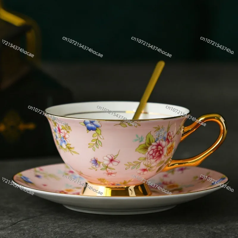 Bone china coffee cup tea cup set high-end exquisite afternoon tea tea set high-end light luxury ceramics - view 3