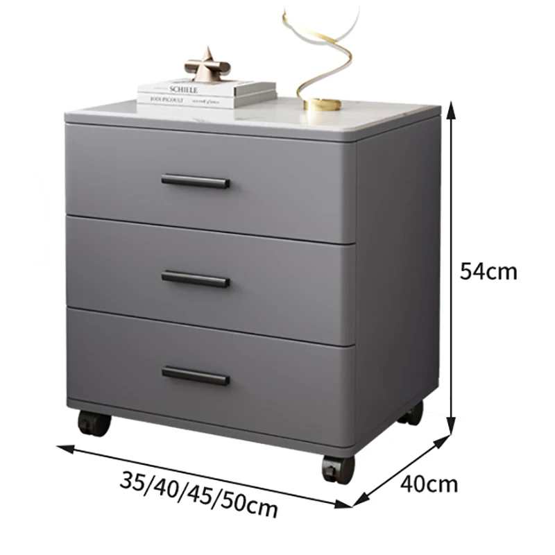 Storage Unique Nightstand Commercial Luxury Modern Glamour Night Table Elegant Senior Mesitas De Noche Bedroom Furniture