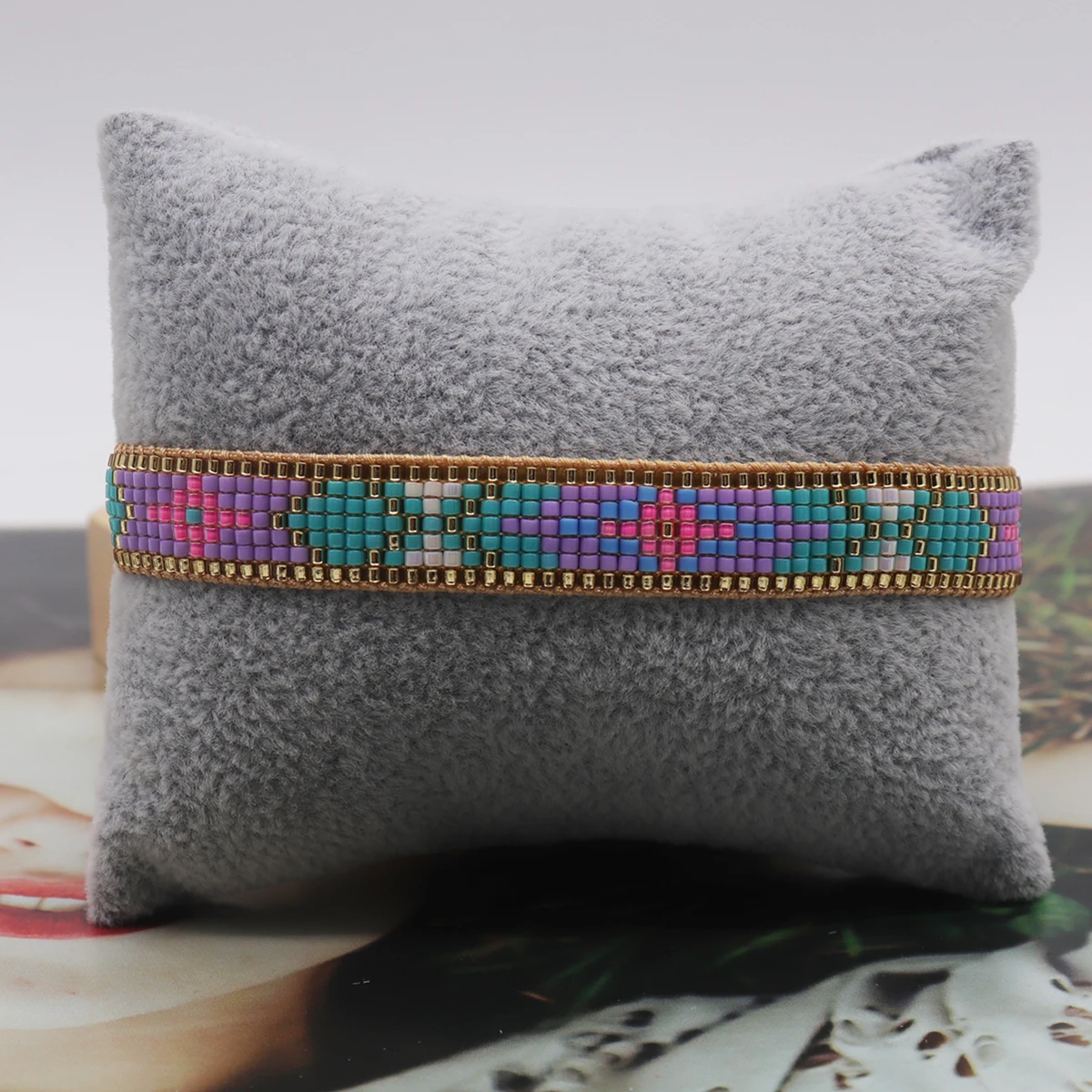 ZHONGVI Rainbow أساور للنساء بوهو مجوهرات ميوكي مطرز اليدوية قابل للتعديل الصداقة سوار البوهيمي جديد في الهدايا #3