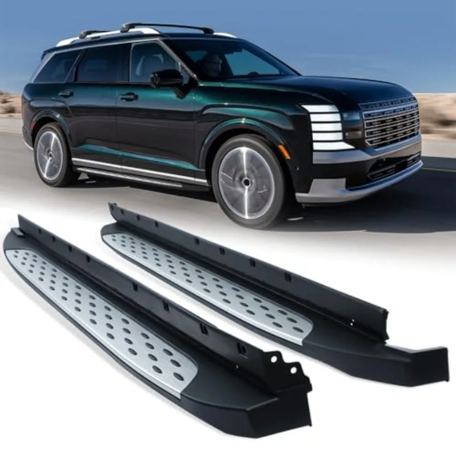 

Side Steps Running Boards for Hyundai Palisade 2026, Heavy Duty Steel, Black, No Drilling Required, 500lbs Capacity