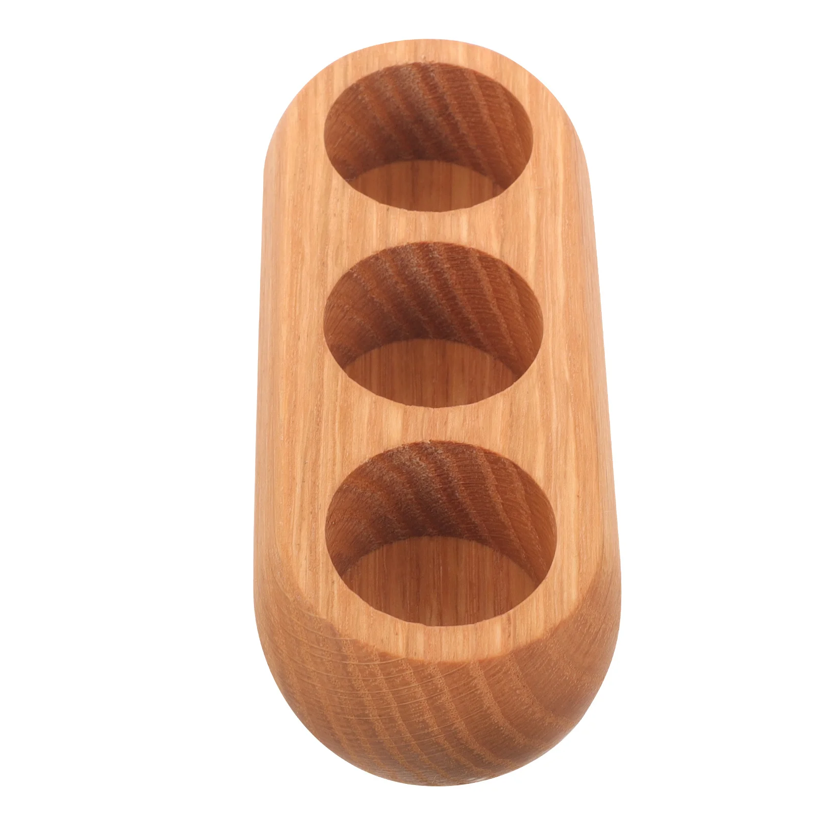 Caja expositora de aceites esenciales de madera maciza de 3 rejillas, organizador de escritorio, estante de aceites esenciales con múltiples ranuras, soporte de almacenamiento para botellas y