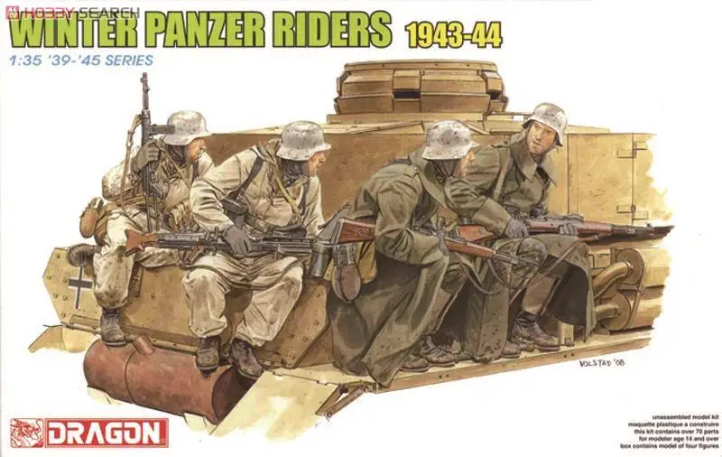 

DRAGON 6513 1/35 Scale Winter Panzer Riders 1943-44 Model Kit