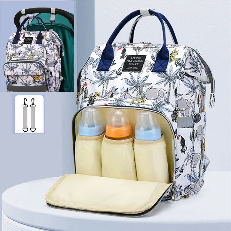

mommy backpack Diaper Bag Large Capacity Organizing bag baby Nappy bag fashion flower mother bag baby bags for nursing mother