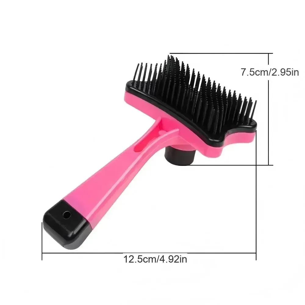 One-key Self Cleaning Pet Grooming Comb Effective Fur Remover Brush for Dogs Cats Teddy Shedding Removal Daily Pet Care Grooming