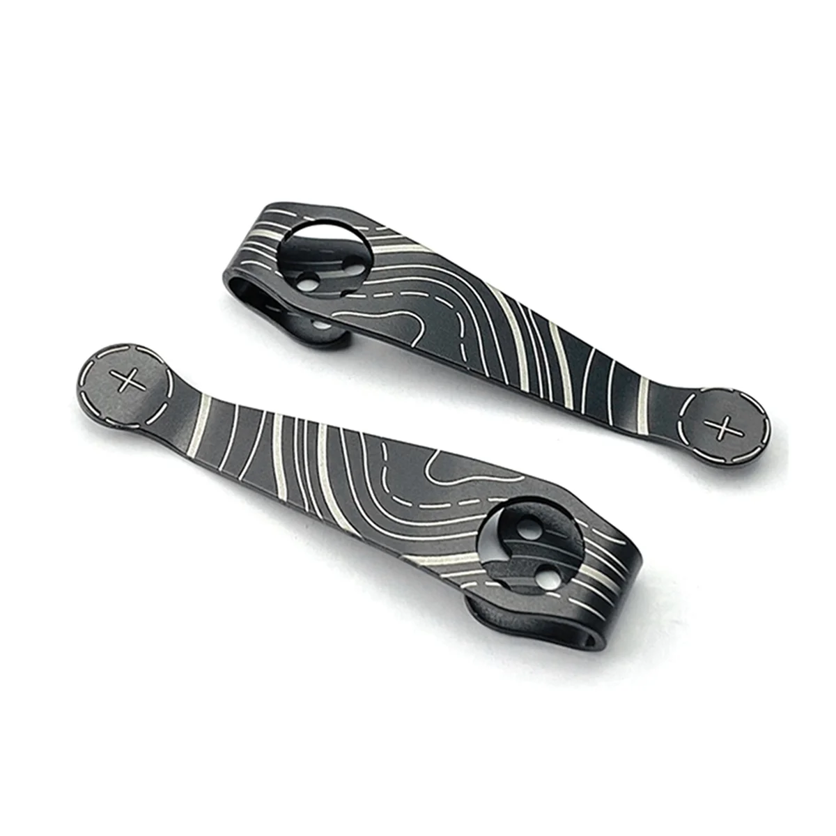 Custom Hand Made Titanium Deep Carry Pocket Clip for Knives, It'S Made of 6al-4v Titanium