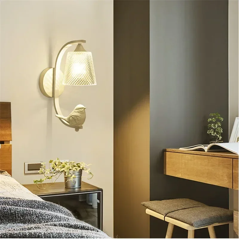 Modern Nordic LED Wall Lamp, Sconce Light, Home Decor, Iluminação Interior, Sala de estar, Lâmpadas Espelho