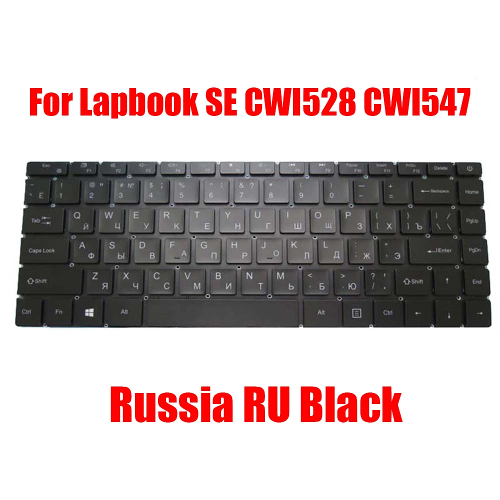 

Russia RU Laptop Keyboard For Chuwi For Lapbook SE CWI528 CWI547 13.3 Blue Black Silver With Backlit New