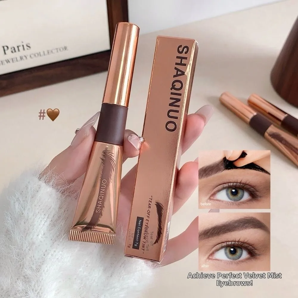 Semi-Permanent Peel Off Eyebrow Gel Tint Transfer-Proof Long Lasting Eyebrow Cream Waterproof Eye Cosmetics