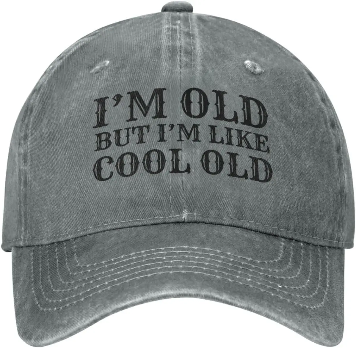 Funny Hat I’m Old But I’m Like Cool Old Hat Men Baseball Cap Fashionable Hat