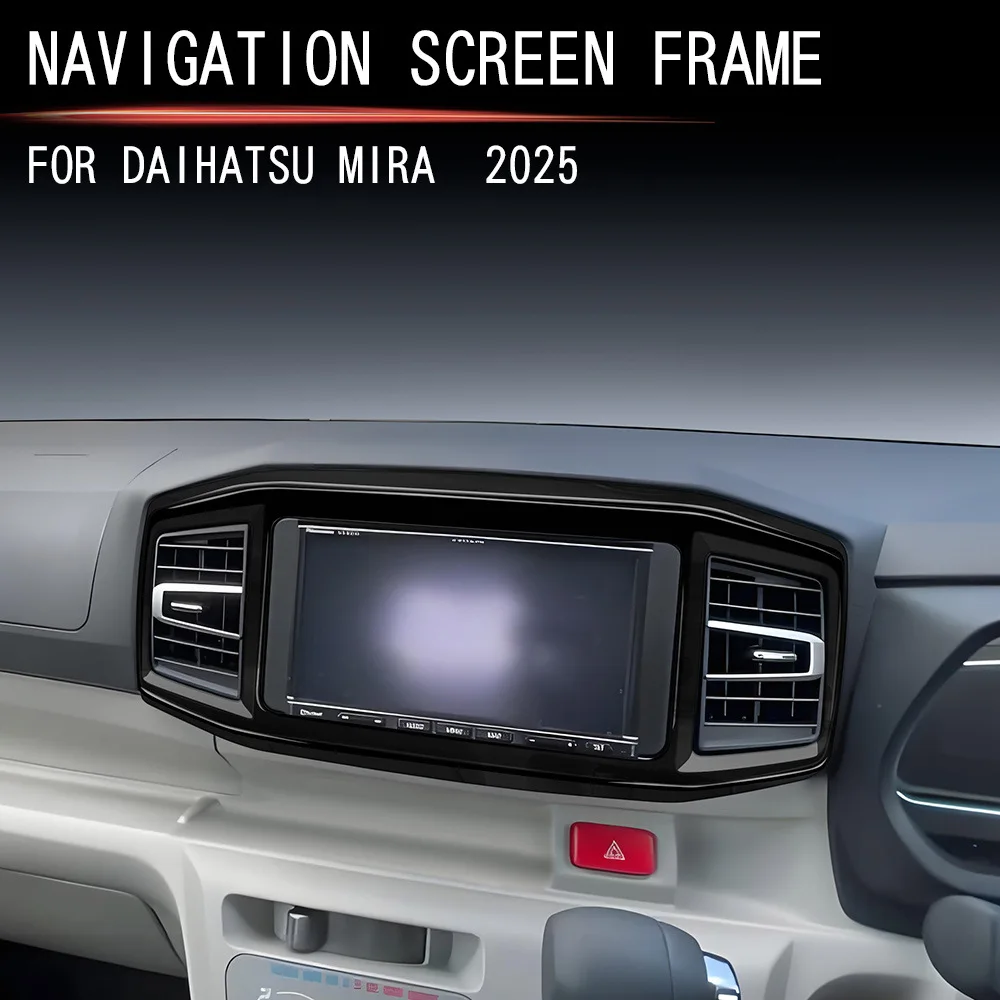 

RHD ДЛЯ DAIHATSU MIRA 2017-2025 ABS передняя приборная панель автомобиля, центральная консоль, украшение, рамка, навигационный центр, крышка вентиляционного отверстия