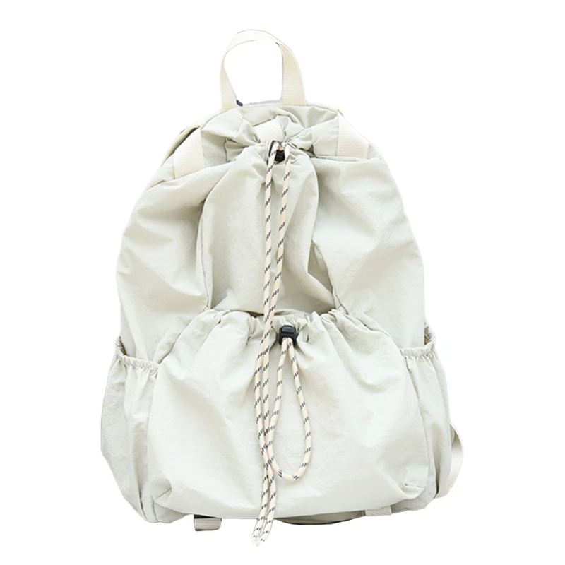 

Ruched Drawstring Backpack Casual Travel Daybags College Pack for Women Girl Students School Bags Bookbags Shoulder Bag 517D