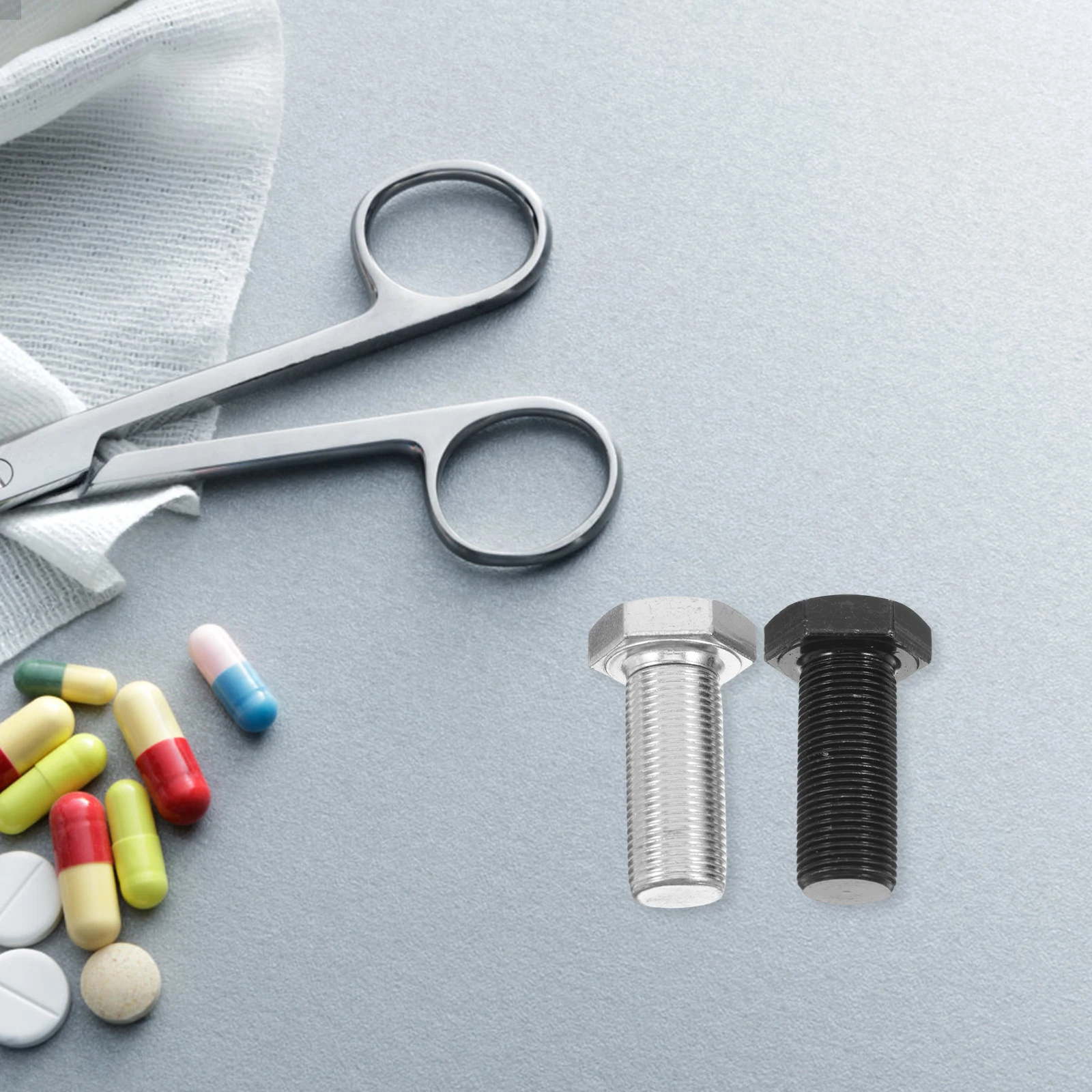 2 Pcs Black Silver Outdoor Fake Screw Storage Box Hidden Compartment Camping Travel Accessories Secret Container Key