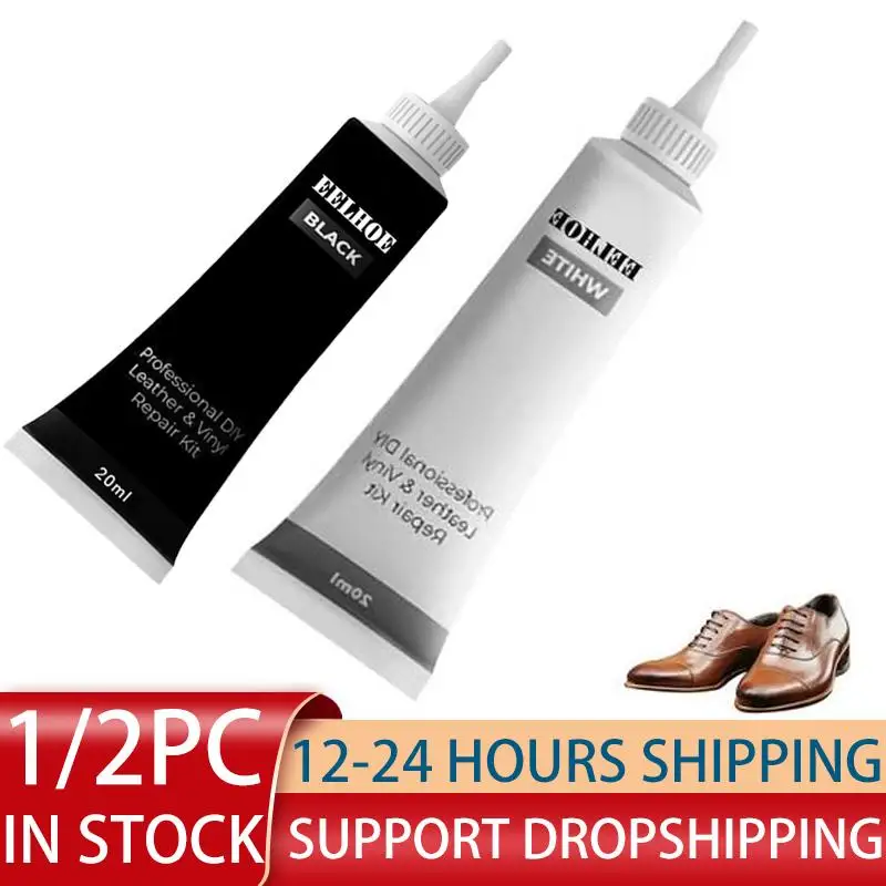 20g Sofa Car Seat Leather Complementary Refurbish Cream Repair Paste White/Black/Gray Leather Repair Gel Scratches Cracks Repair