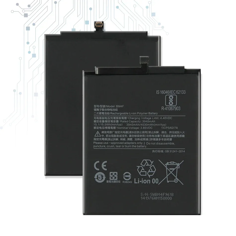 BM31 BM36 BM37 BM38 BM39 BM3E BM49 BN31 BN36 BM4F Battery For Xiaomi Mi 1 2 3 4 4C 4S 5 5S 5X 6 6X 7 8 9 SE 9T Lite Pro A2 A3 M5