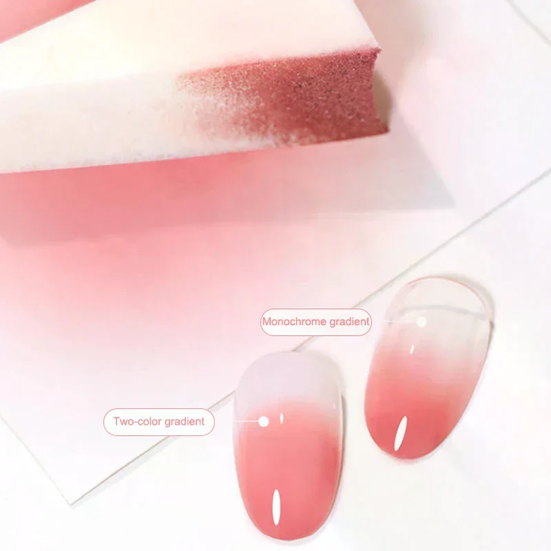 9-colors Gradient Painting Gel Nail Polish Patting Glue Smudge Canned High Saturation Popular Semi-Solid Nail Color For Salon