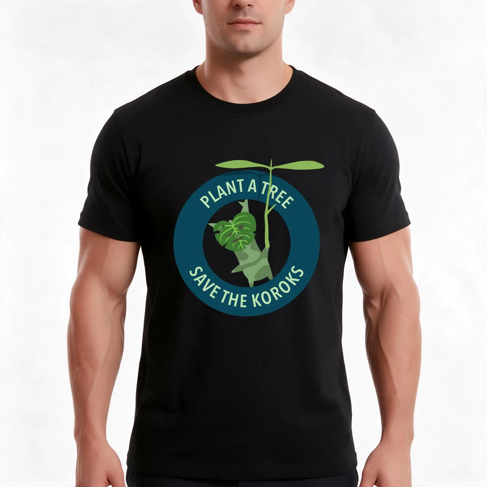 Save the Koroks Eco-Friendly Sign Totk T-Shirt, Summer Casual Cotton Tee, Oversized Streetwear Tops, Vintage Graphic Print