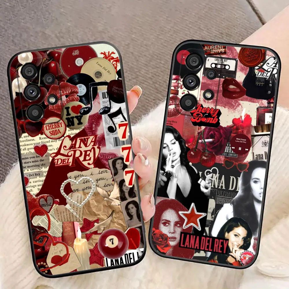 Attractive Lana Del Rey Phone Case For Samsung A73 A72 A71 A57 A56 A55 A54 A53 A52 A51 A37 A36 A33 A32 A23 A22 A16 A15 A14 Case