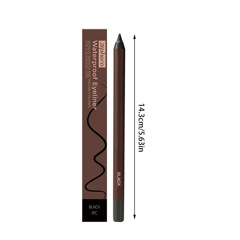 Plum Eyeliner For Green/Blue/Brown Eyes, No Smudging, Fading, Smooth Waterproof Eyeliner Duo Sharpenable Eye Pencil,