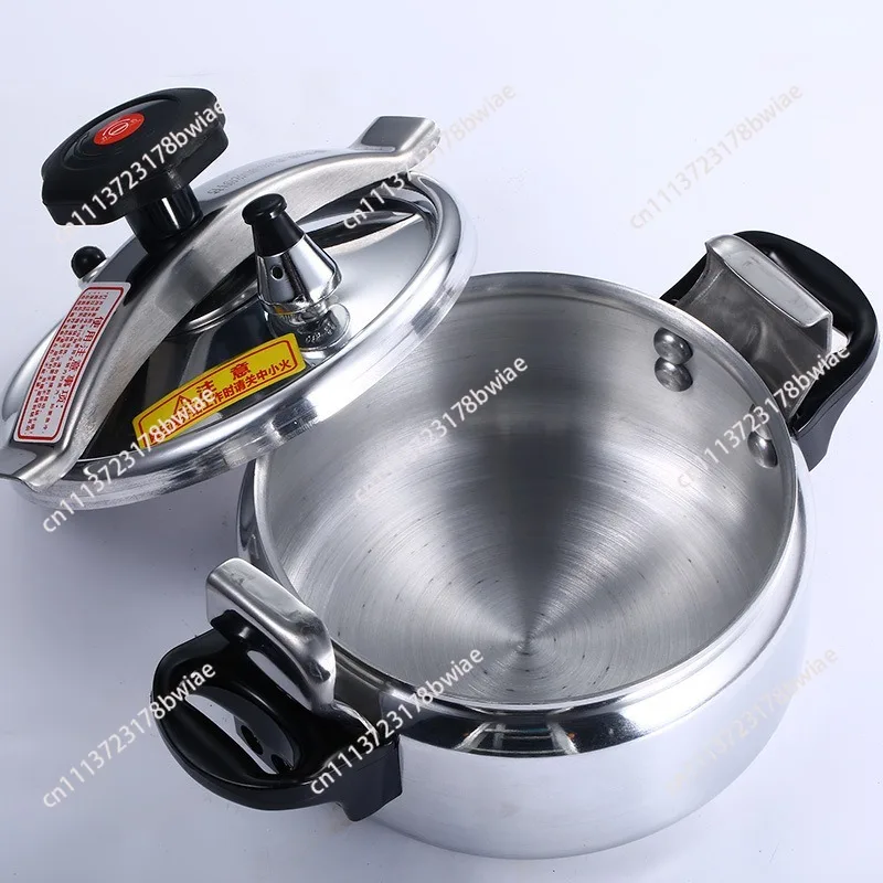 Commercial Pressure Cooker Induction Compatible Stainless Steel 2L for Restaurant Fast Cooking Soup Pot