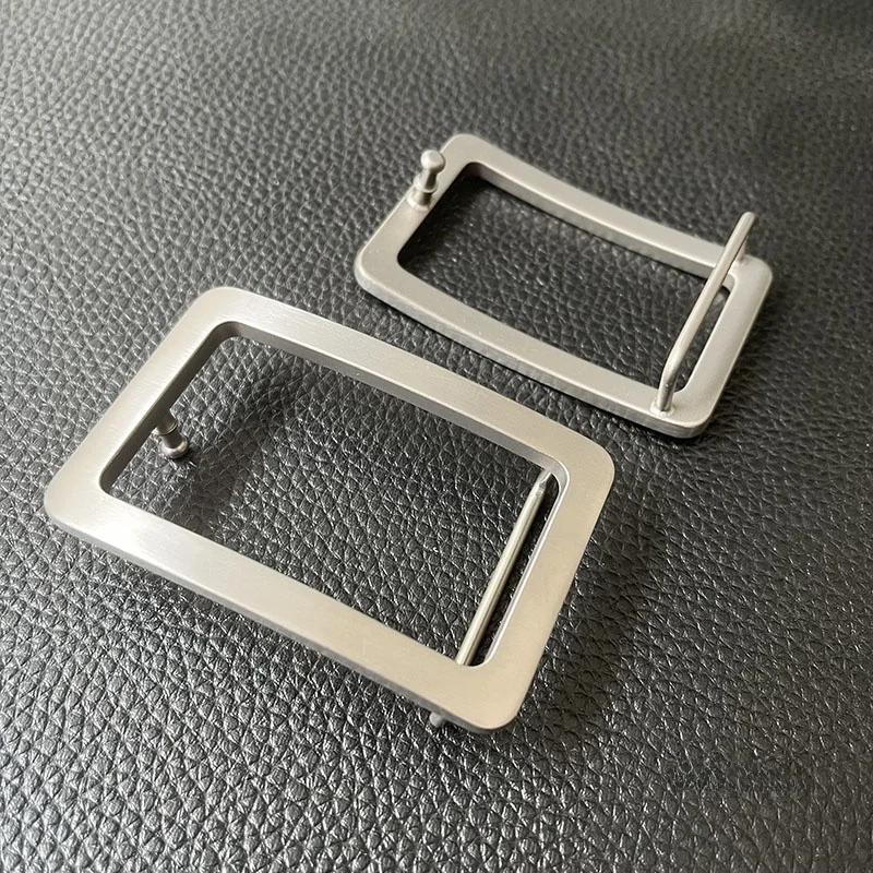 Pure Titanium Belt Buckle 35 Letter Buckle Head Men's Smooth Buckle 38cm Pants Belt Buckle O-Shaped Belt Buckle