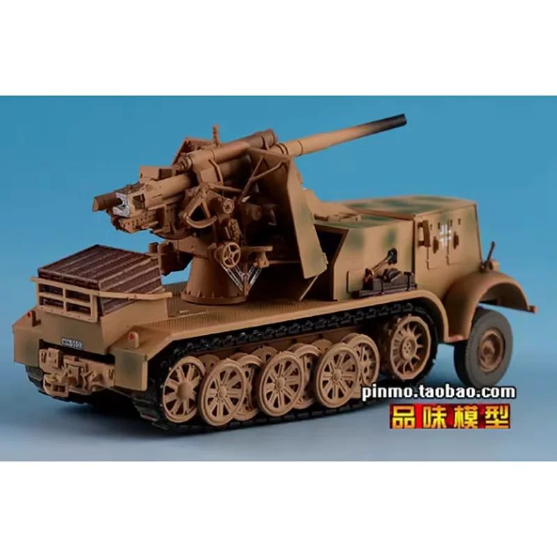 PMA Diecast 1/72 Skala Sd.kfz.8 DB9 Pojazd półgąsienicowy z 88 działami przeciwlotniczymi Pojazd bojowy Model kolekcji zabawek