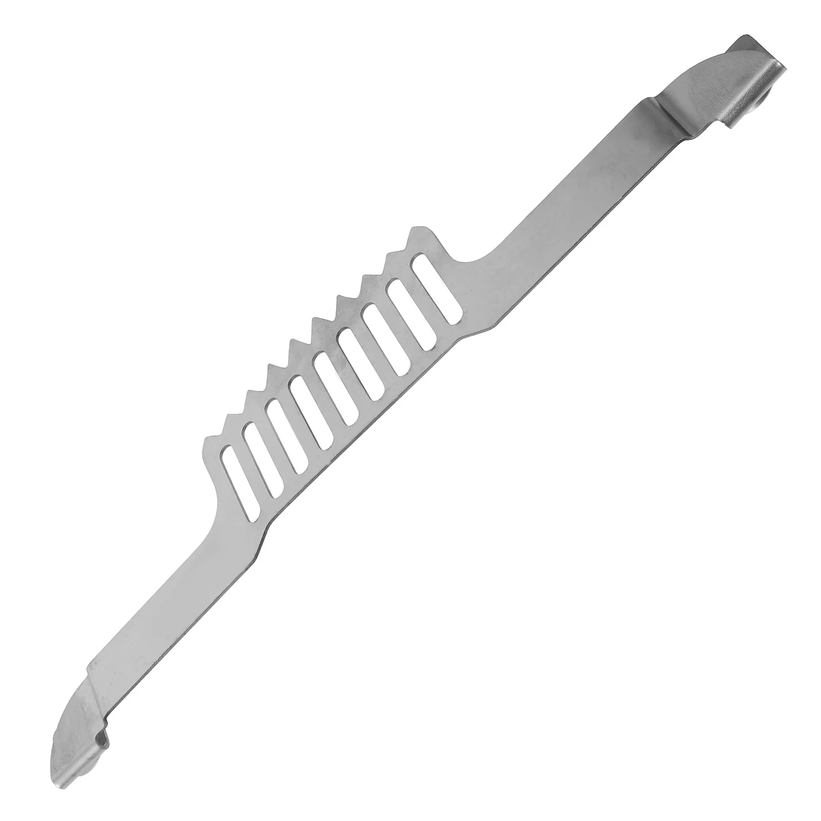 

Magnetic Grease Trap BBQ Grill Spatula Holder Stainless Steel Grid Fixing Rack Easy Installation Removal Griddle Accessories