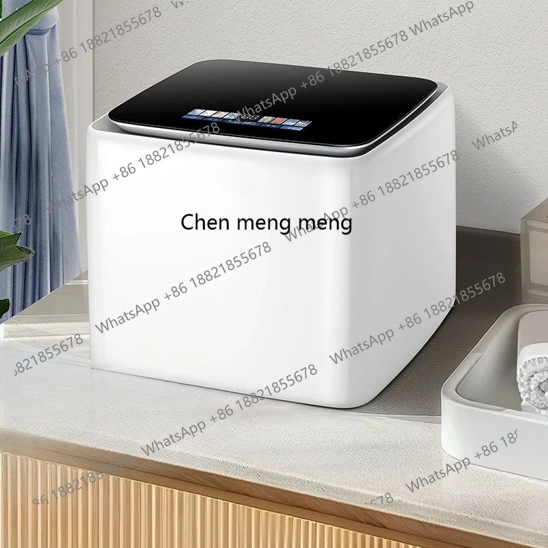 غسالة جديدة من نوع الزر، ماكينة تنظيف ذكية صغيرة أوتوماتيكية بالكامل