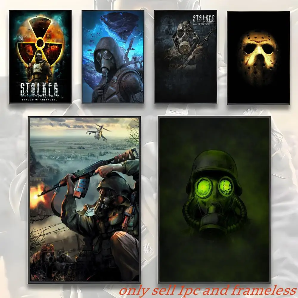 S-STALKER Shadow of Chernobyl Game Poster Art with prints Home bedroom living room decoration gift