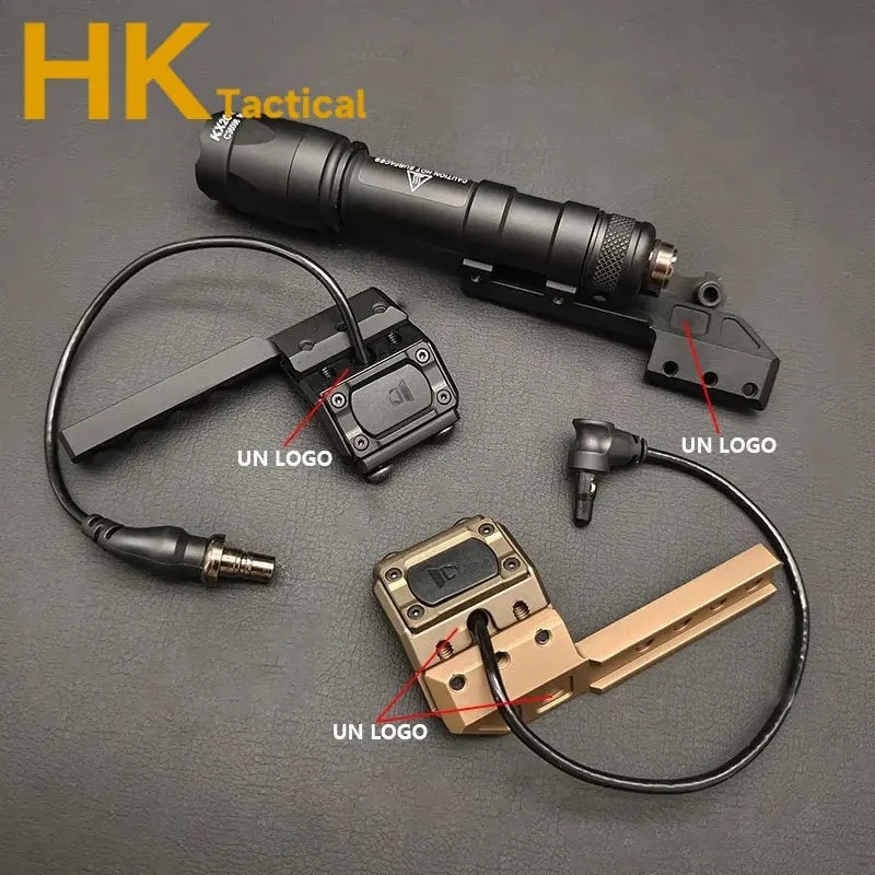 Pressure Switch with Un Mount Side Extension Bracket DBAL NGAL M300 M600 Tactical Weapons Flashlight and Laser Mount