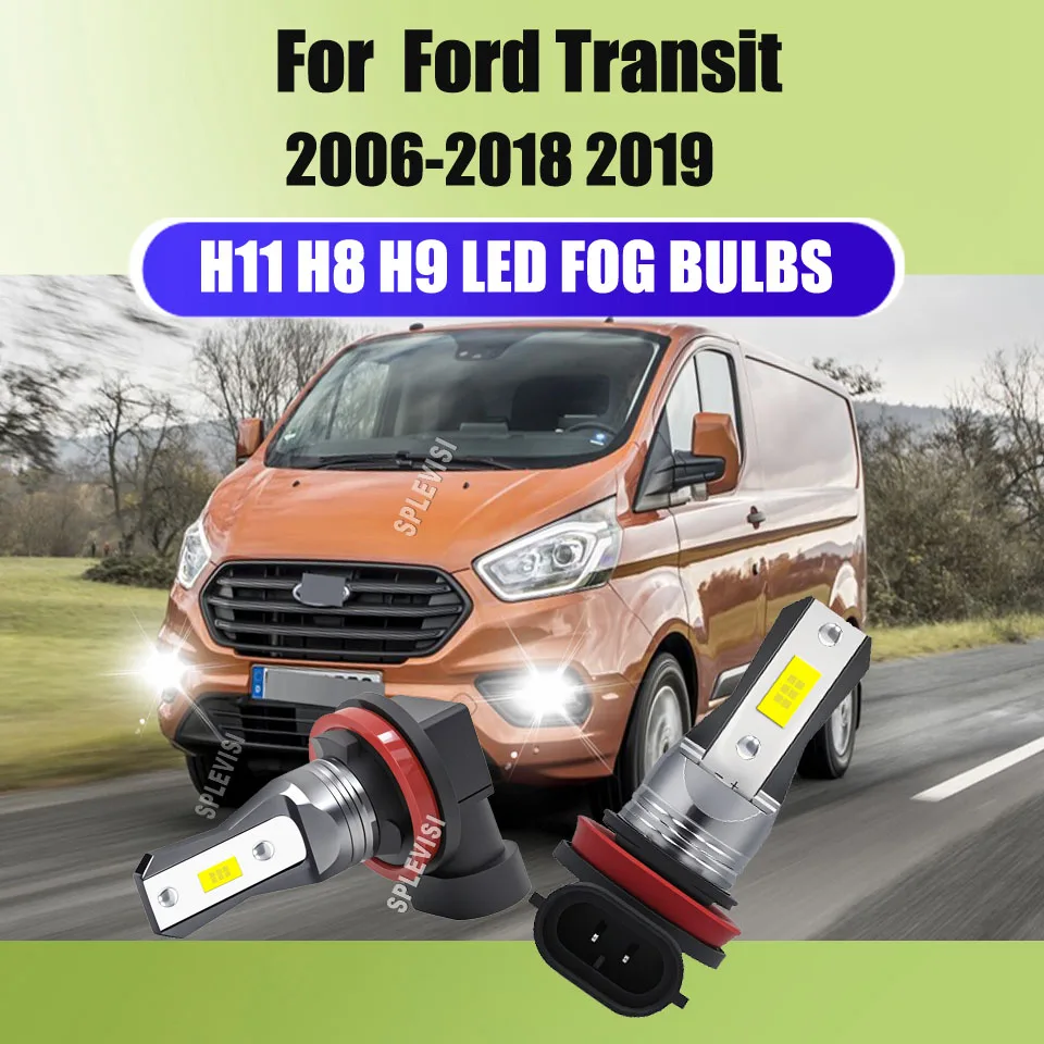 

2Pcs Xenon Lamp 6000K Auto Light Fog Lamp Bulb For Ford Transit 2006 2007 2008 2009 2010 2011 2012 2013 2014 2015 2016-2019