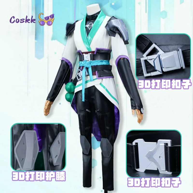 

Game Valorant Sage Cosplay Costume Uniform Halloween Carnival Christmas Party Play Role Clothes New