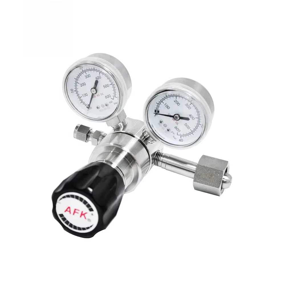 الأرجون الهيدروجين البروبان Co2 منظم غاز الأكسجين مع مقياس 3000psi/200bar 316ss مرحلة واحدة مفتاح ضغط #1