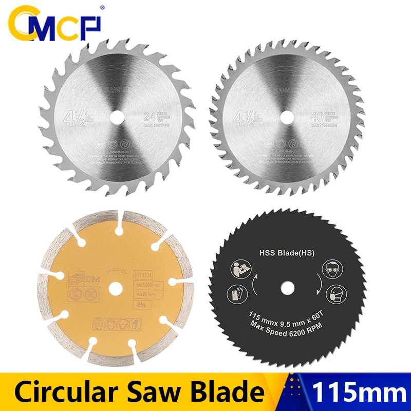 conjunto-de-laminas-de-serra-circular-cmcp-4pcs-115mm-tct-diamante-hss-lamina-de-serra-com-ponta-de-carboneto-disco-de-corte-tct-para-trabalhar-madeira