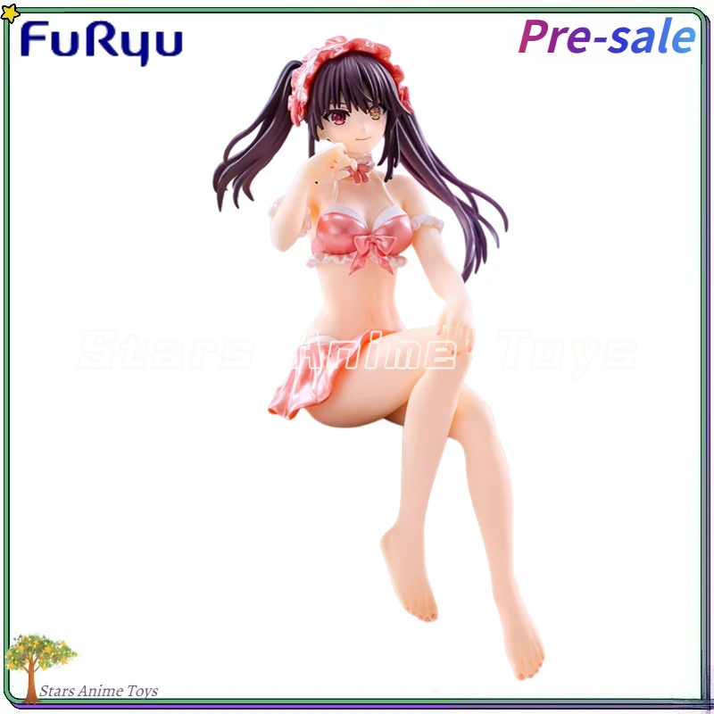 【Prevendita】Originale FuRyu Noodle Stopper DATE ALIVE IV Kurumi Tokisaki Costume da bagno Rosa Animazione Figura Collezione di modelli giocattolo