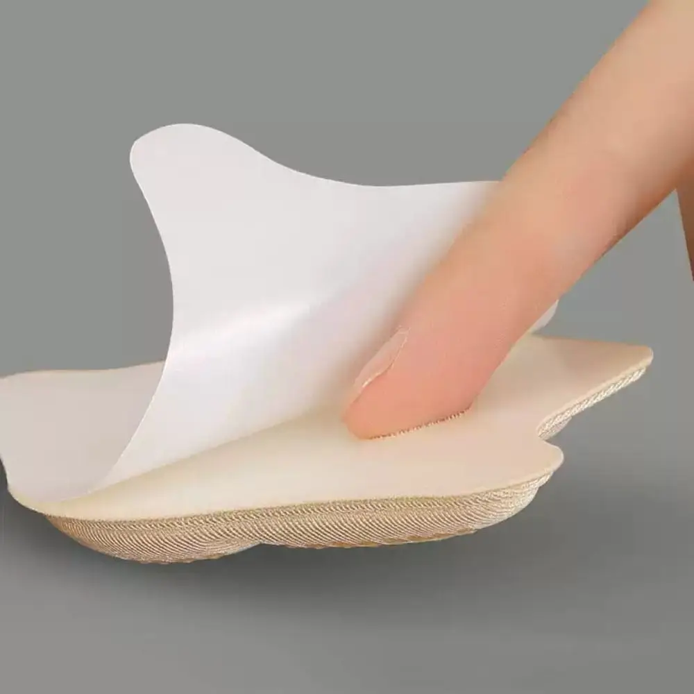 5 أزواج سميكة 5/10 مللي متر ملصقات كعب حماة كعب ضبط حجم النساء نعال الحذاء مكافحة ارتداء منصات كعب القدم إكسسوارات أحذية