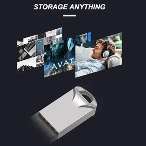 Mini USB Flash 2TB 1TB 512GB 256 GB Pen Drive Metal Pen Clave de disco Pen Drive Tarjeta de memoria Flash para regalo Tipo-C Mirco Cle USB 8 mejor tarjeta USB de ventas - №3