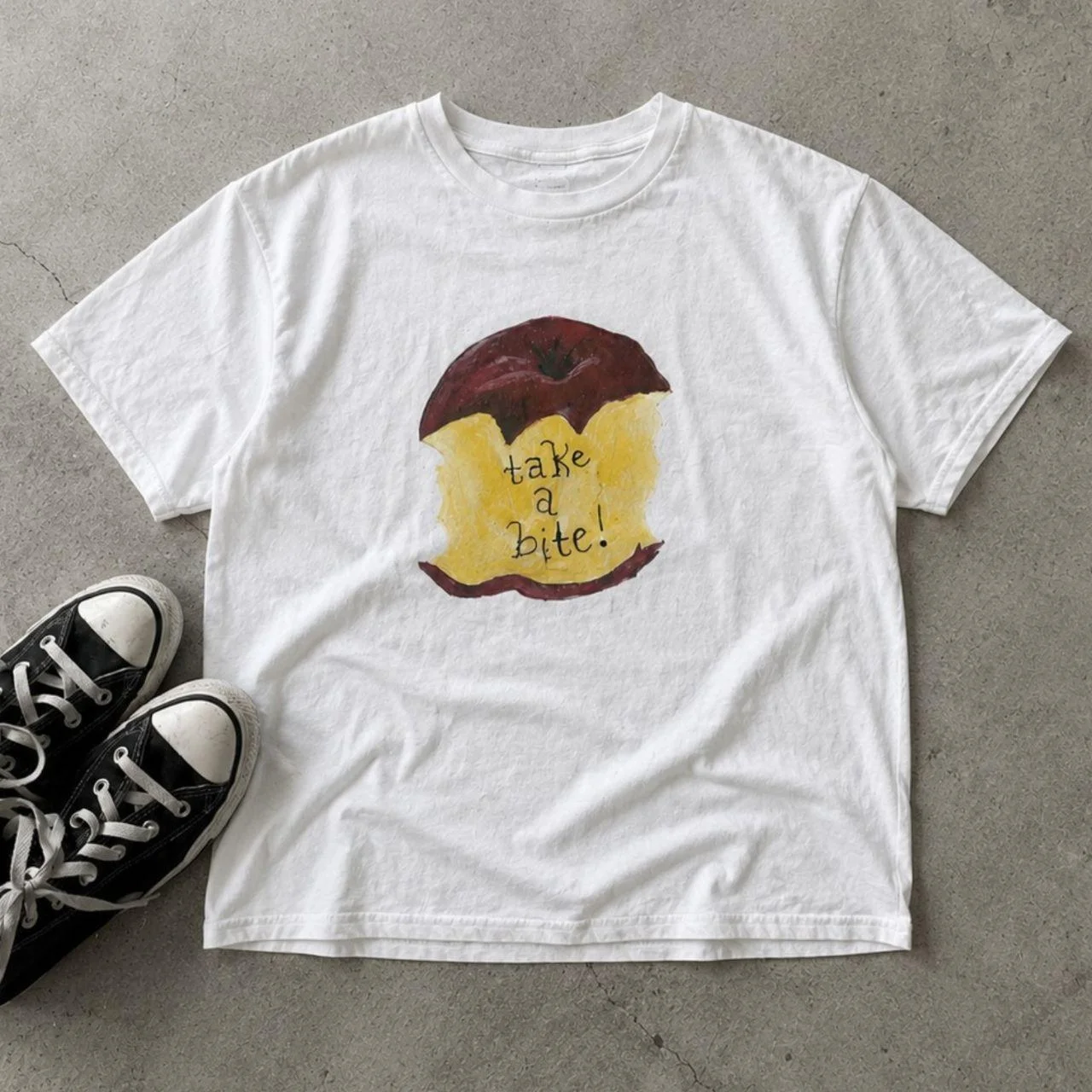 New Arrivals: Loose-fit T-shirts with Apple Prints, Y2K, 2000s Millennium Retro Aesthetic Clothing, Harajuku Style, Unisex