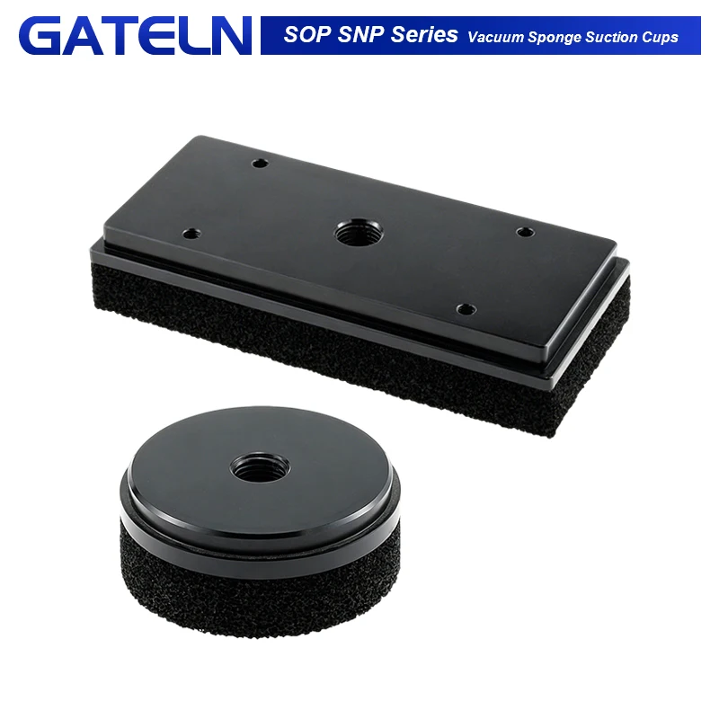 Pneumatic industrial sponge suction cup manipulator large suction power large flow traceless gripper